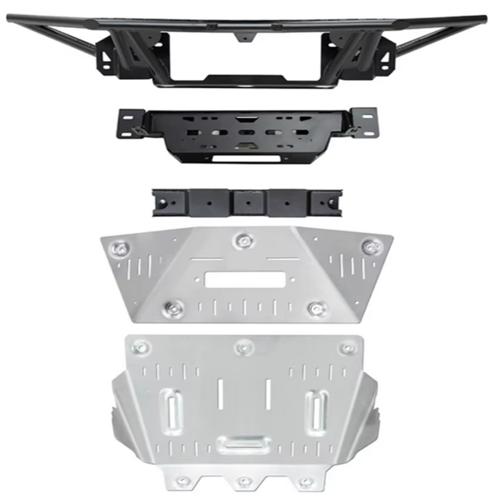 Rear Bumper with Light Mount for Ford Bronco, Off-Road Rear Bumper, Rear Crash Bar, Bronco Rear Bumper