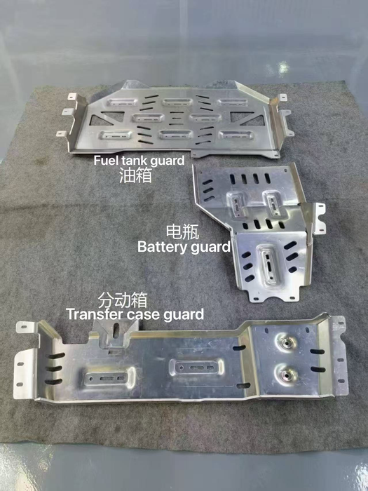 Skid Plate Kit for Porsche Cayenne 955 / 957 – Aluminum-Magnesium Alloy Transfer Case, Fuel Tank and Battery Protection | Vipera