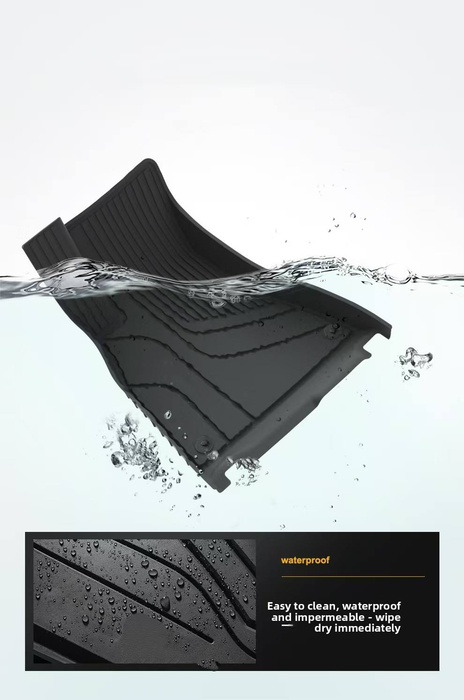 2023 Model X 6-Seat Specific TPE Floor Mats - Waterproof Anti-Slip Eco-Friendly & Easy to Clean