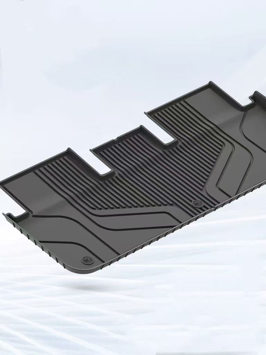 2023 Model X 6-Seat Specific TPE Floor Mats - Waterproof Anti-Slip Eco-Friendly & Easy to Clean