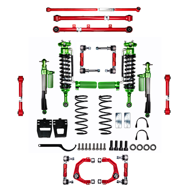 TANK400 Single-Circuit Bidirectional Nitrogen Shock Absorber 2-3.5" Lift Kit Body Control Fits Roads Protects Parts Color Custom
