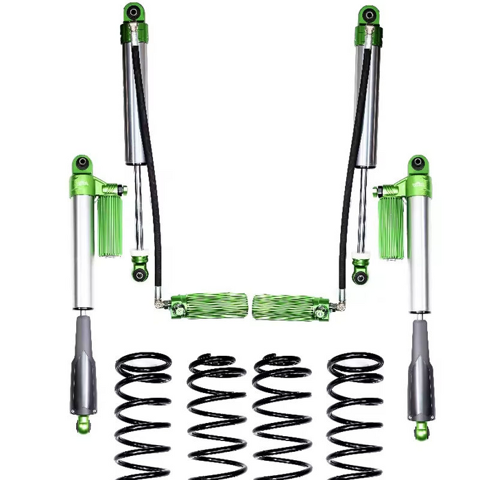 TANK 300 Single-Circuit Bidirectional Adjustable Nitrogen Shock Absorber 2-3.5" Lift Kit Body Control Fits Roads Protects Parts Color Custom