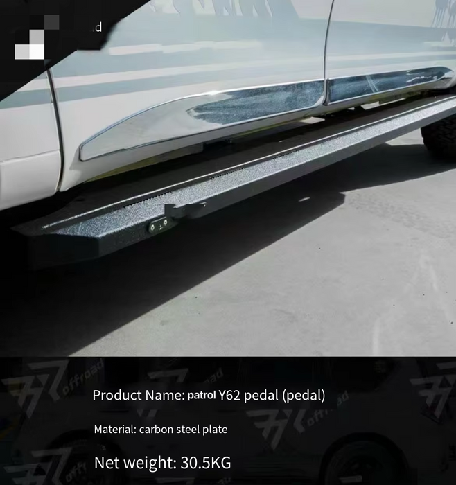 Nissan Patrol Y62 Off-Road Exterior Upgrades – Front Bumper, Side Steps & Rear Guard Options