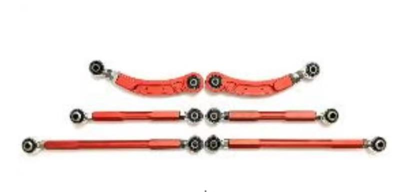 Adjustable Rear Control Arm Set (6-Piece) for Porsche Cayenne 955 / 957 / 958 – Pavement Performance, Custom Color Options | Vipera