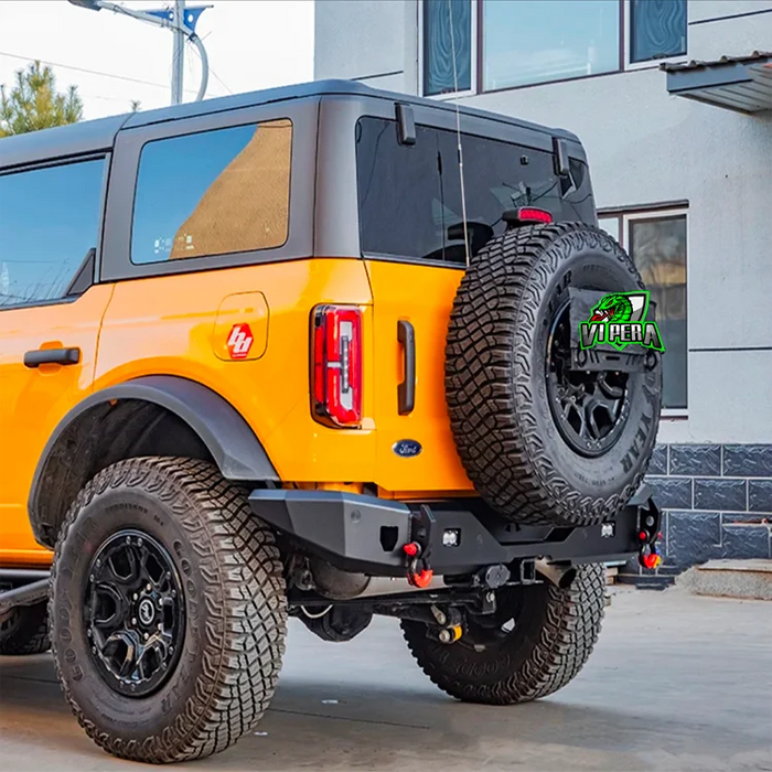 Ford Bronco Rear Bumper - Bolt-on Installation, Protective Bumper, Metal Bumper, Enhanced Protection, Scratch-resistant