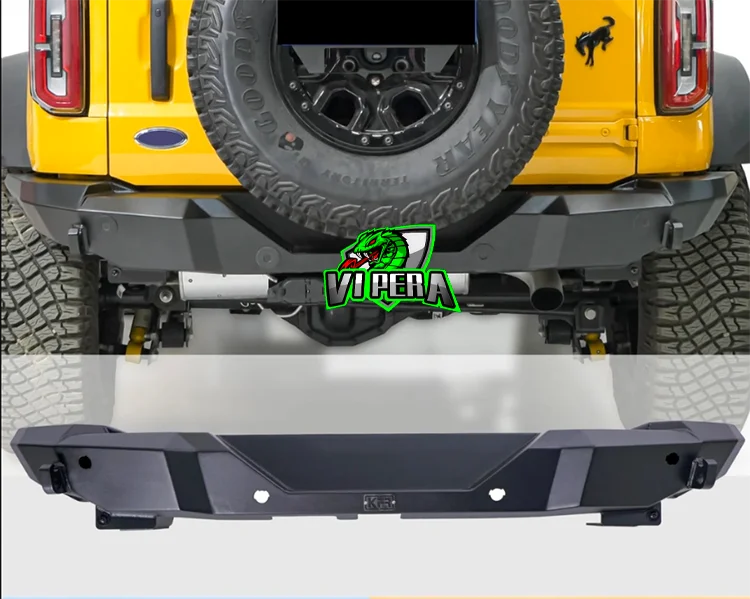 Ford Bronco Rear Bumper - Heavy-Duty Metal Off-Road Bumper