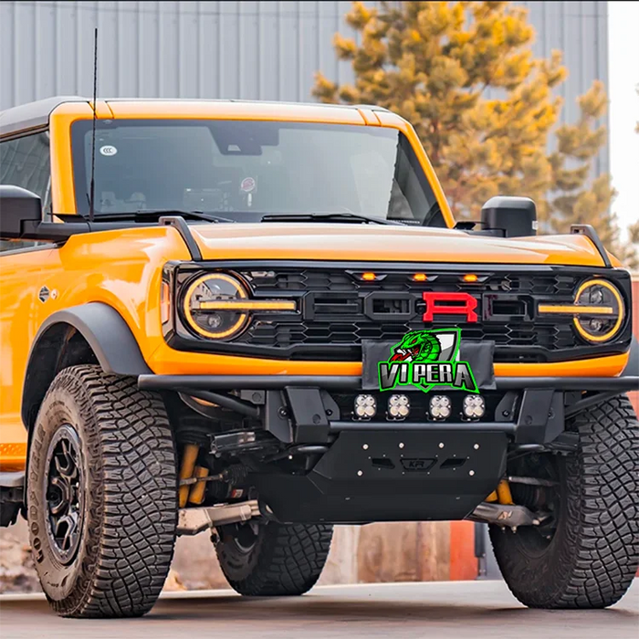 Ford Bronco Dune Front Bumper and Off-Road Bumper - Sturdy, Stylish, Safe Protection, Wear-Resistant and Impact-Resistant
