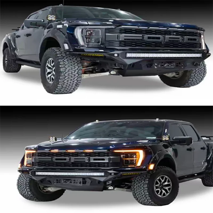 The third-generation Raptor winch-compatible front bumper features an eye-catching design, practical functions and strong protective performance