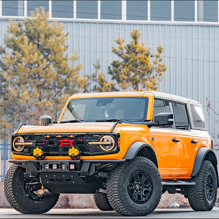 Ford Bronco Dune Front Bumper and Off-Road Bumper - Sturdy, Stylish, Safe Protection, Wear-Resistant and Impact-Resistant