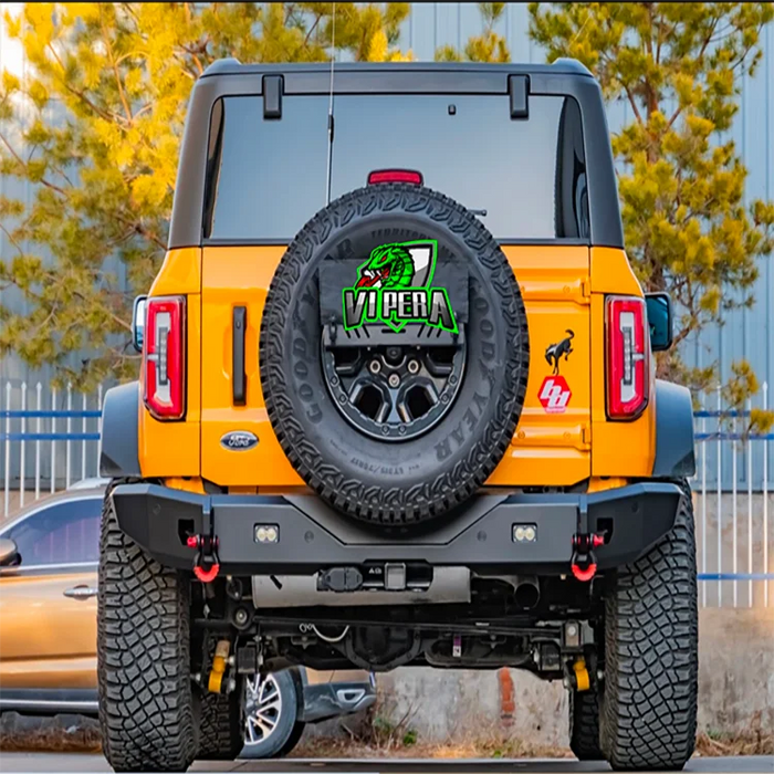 Ford Bronco Rear Bumper - Bolt-on Installation, Protective Bumper, Metal Bumper, Enhanced Protection, Scratch-resistant