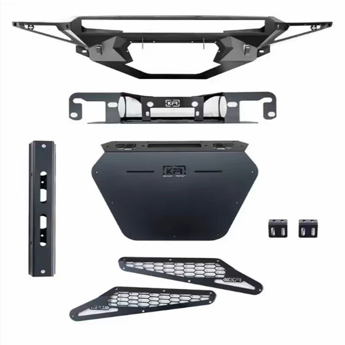 The third-generation Raptor winch-compatible front bumper features an eye-catching design, practical functions and strong protective performance