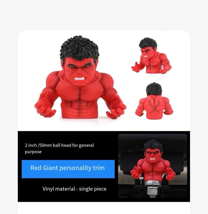 Hulk Trailer Hook Decorative Doll for TANK 300/400/500 All Purpose SUV Wrangler Off-road Vehicle