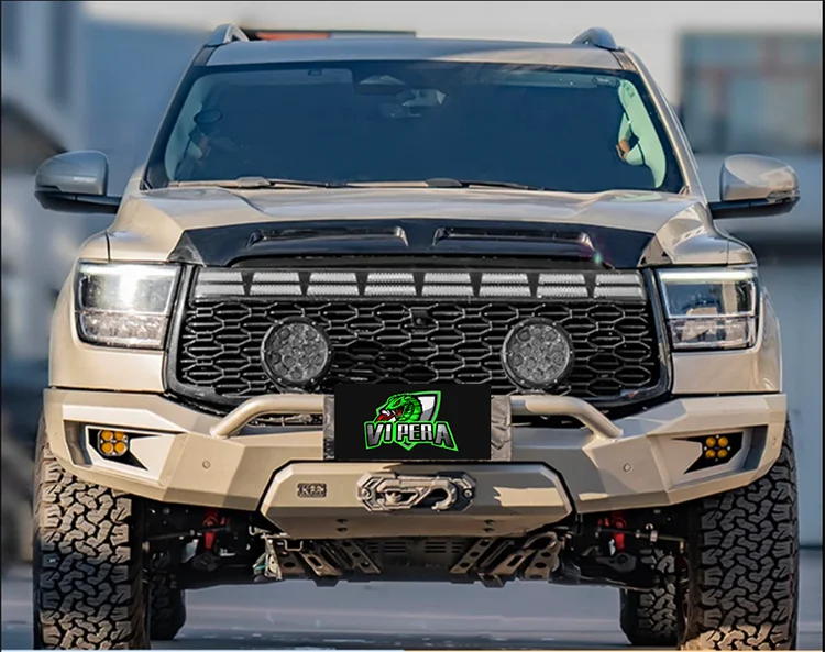 Tank 500 Black Warrior Front Bumper, TANKE Bumper - Protective, Attractive & Practical, Escort for Passionate Off-Roading