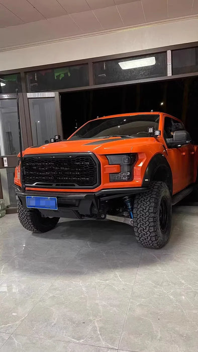 Vipera Heavy-Duty Steel Black Front Bumper For Ford F-150 Raptor | High Quality Off-Road Protection