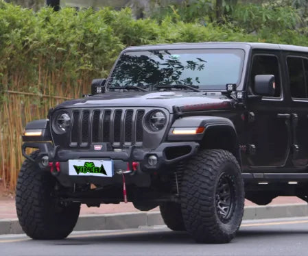 Vipera Wrangler JL Front Bumper RR Plus Edition 2018-2023 Black Carbon Steel