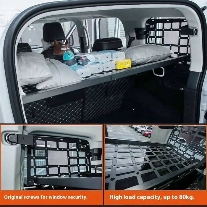 Tank 300 Aluminum Alloy Storage Rack Modified Luggage Compartment Expandable Net - Car-Specific Side Window, Trunk & Roof Rack
