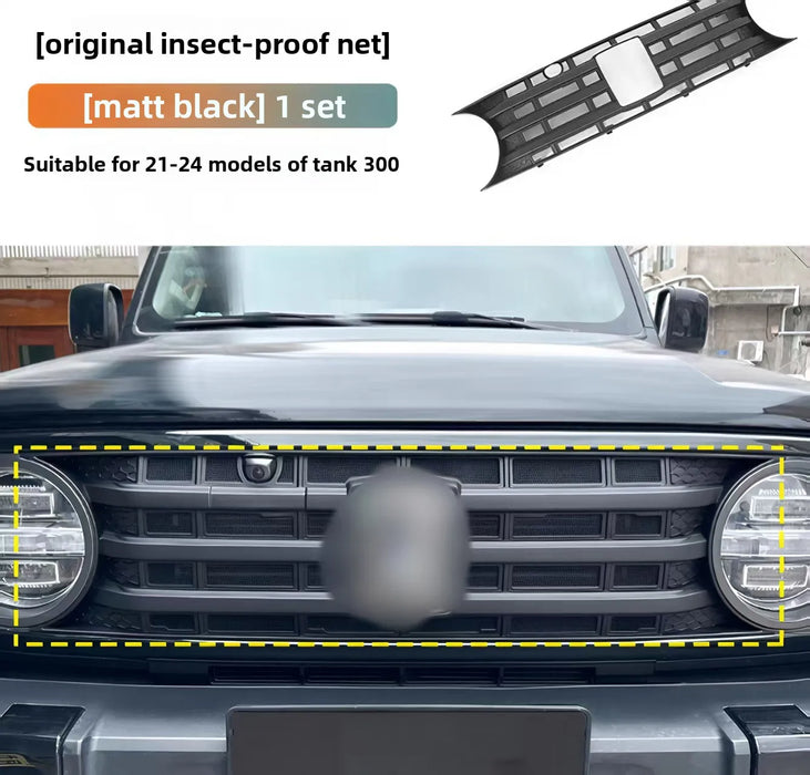 Tank 300 Front Grille Bug Screen Modification Mosquito-Proof Catnip Sun Visor Wind Bug Deflector Air Conditioning Radiator