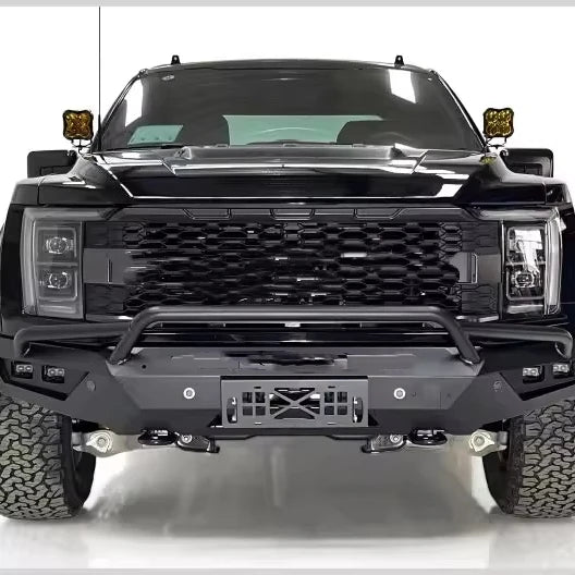 High Quality New Steel Black Winch Front Bumper for F-150 Raptor