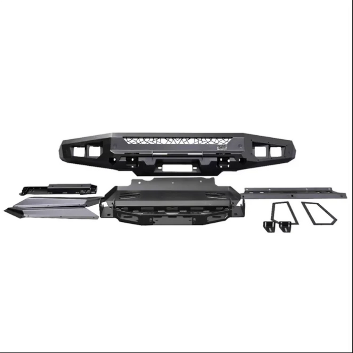 Ford Ranger Modified Front Bumper, Tyrant Front Bumper with Winch Mount, Anti-collision Off-road Protective Bumper
