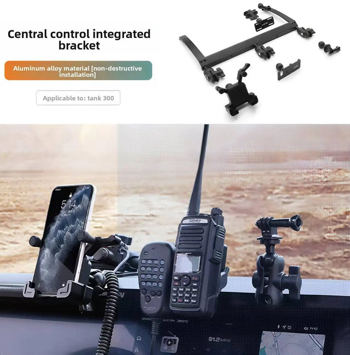 Tank 300 Performance Parts Integrated Multifunctional Vehicle Dashboard Center Console Phone Mount