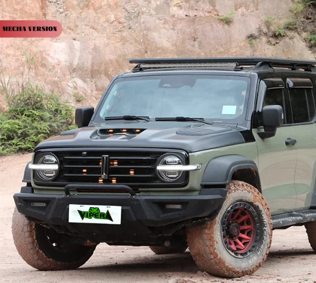 For the Tank 300 armor Hood Shark Fin Cover Off-road Modification to Upgrade the Appearance of the Front Cover