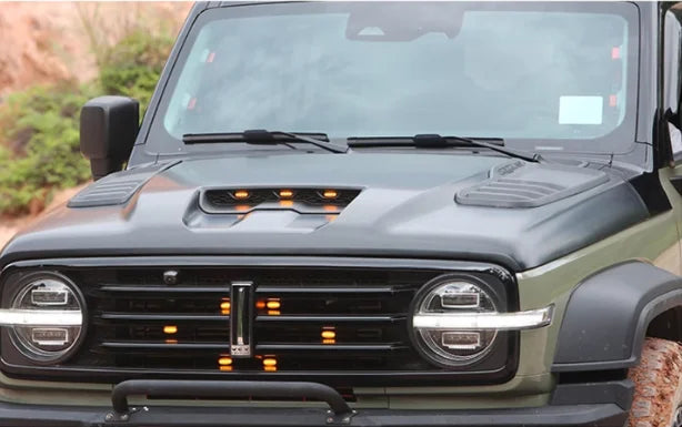 For the Tank 300 armor Hood Shark Fin Cover Off-road Modification to Upgrade the Appearance of the Front Cover