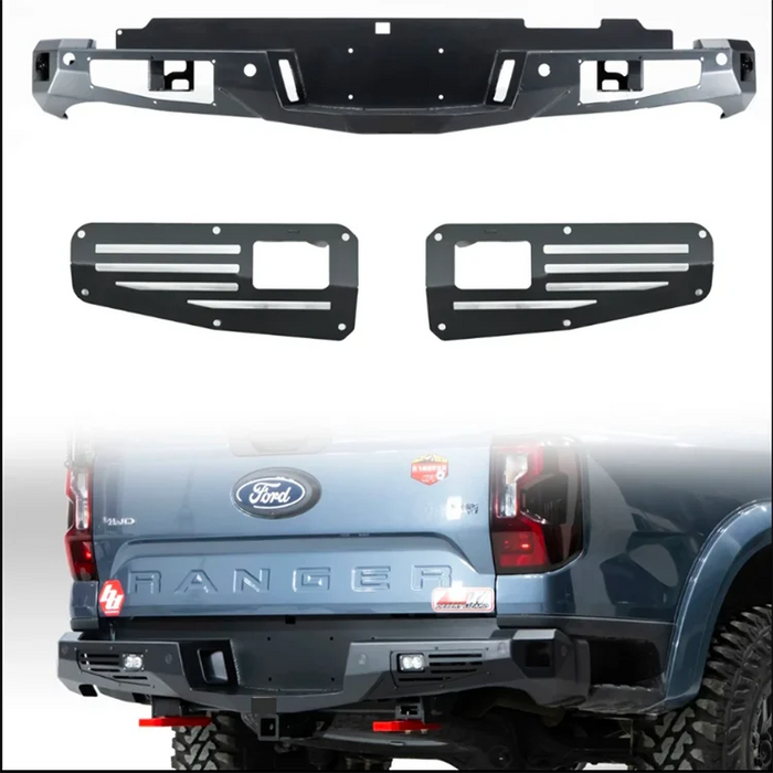 RANGER Off-Road Rear Bumper, Bomber Rear Bumper - Protective, Attractive, Practical, Escort for Passionate Off-Roading