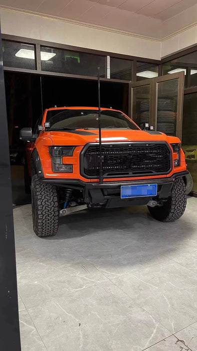 Vipera Heavy-Duty Steel Black Front Bumper For Ford F-150 Raptor | High Quality Off-Road Protection