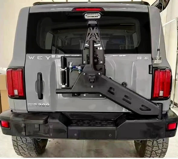 Suspension Sparetire Mounting Bracket Spare Tire Base 4X4 Off-road Modification Accessories for Tank 300 Linkage Spare Tire Rack