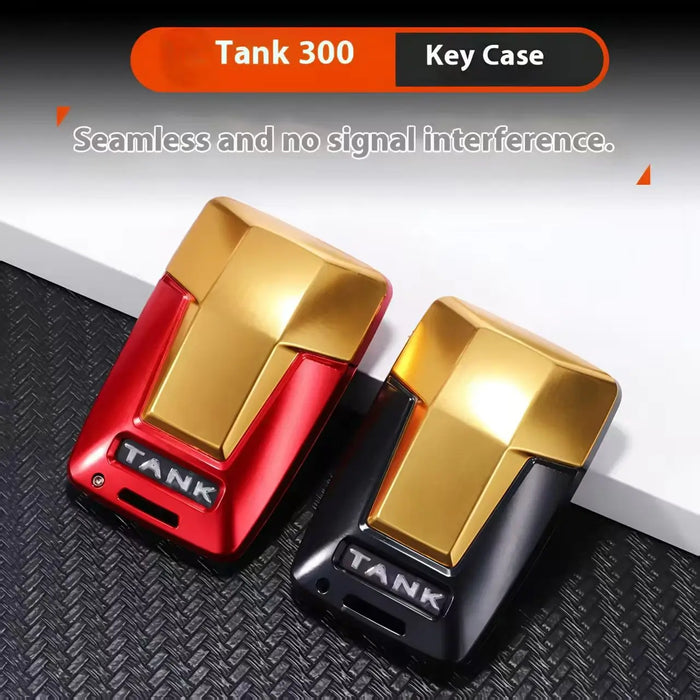 Tank 300 400 and 500 Modified Iron Man Design Special Vehicle Key Alloy Key Case