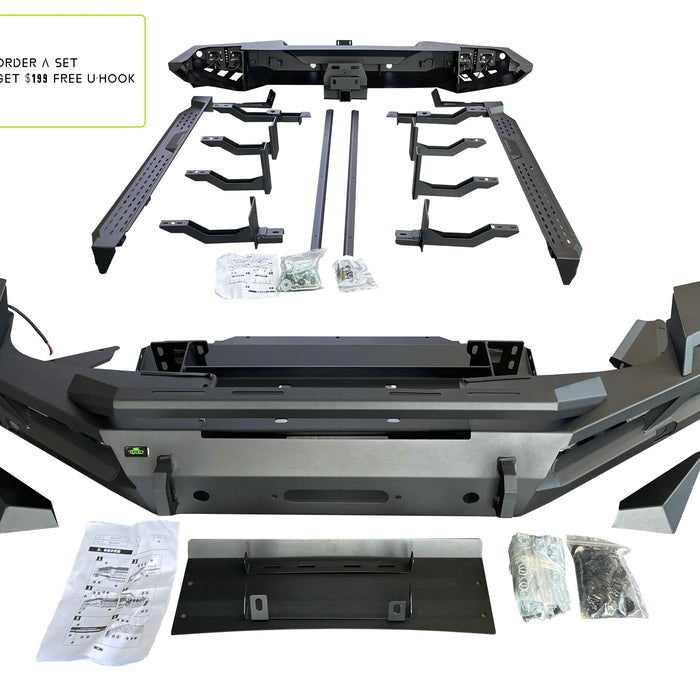 Order a Set Get 199USD Free U-HOOK  Tank300 Front and Rear Side Bars Pillager Bumper