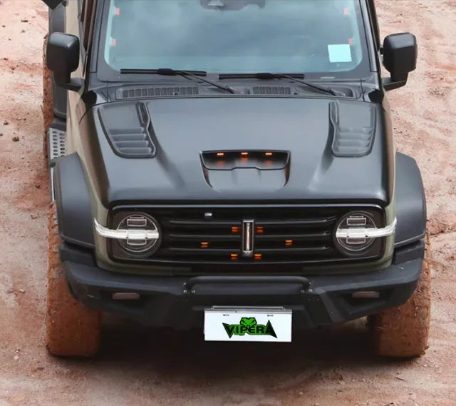 For the Tank 300 armor Hood Shark Fin Cover Off-road Modification to Upgrade the Appearance of the Front Cover