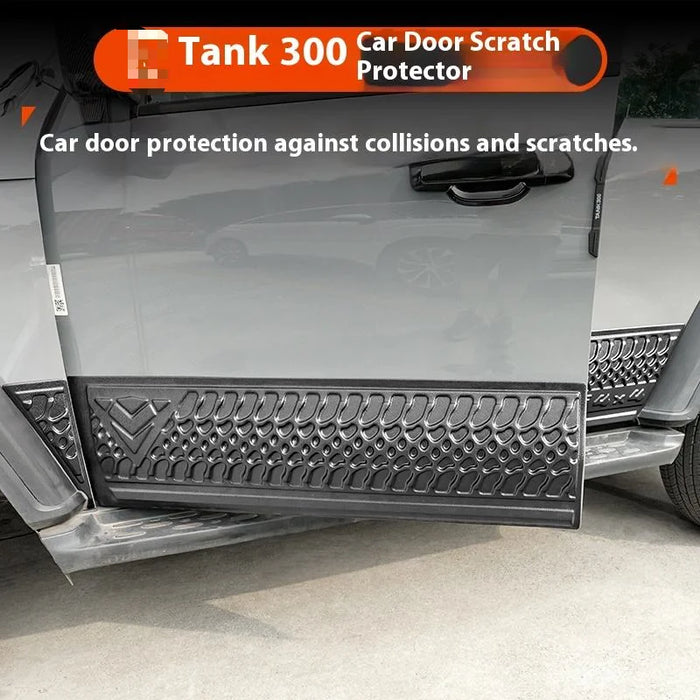 Tank 300 Exterior Body Guard Plate Modified Door Scraper Anti-Collision Strip Off-Road Accessories External Parts