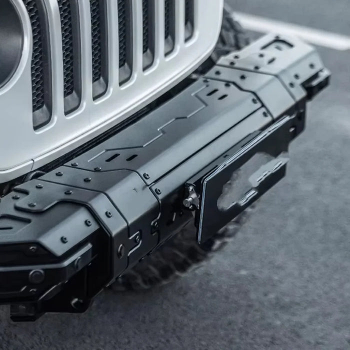 Vipera Industrial Wrangler JL Steel Front Bumper - Starship Series