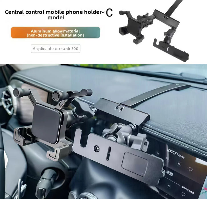 Tank 300 Performance Parts Integrated Multifunctional Vehicle Dashboard Center Console Phone Mount