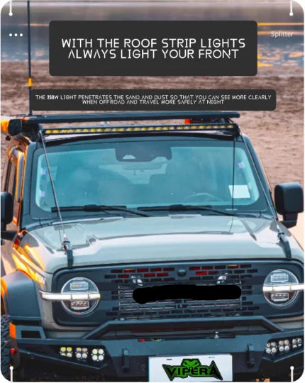 TANK 300 Upgrade Branch Separator Roof Spotlights