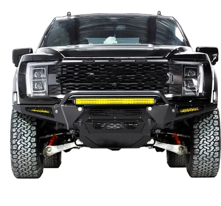 High Quality New Off-Road Crash Front Guard with Light Mount  for F-150 Raptor