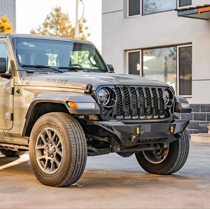 Vipera Wrangler JL Stealth Bomber Front Bumper Steel Off-Road Protection