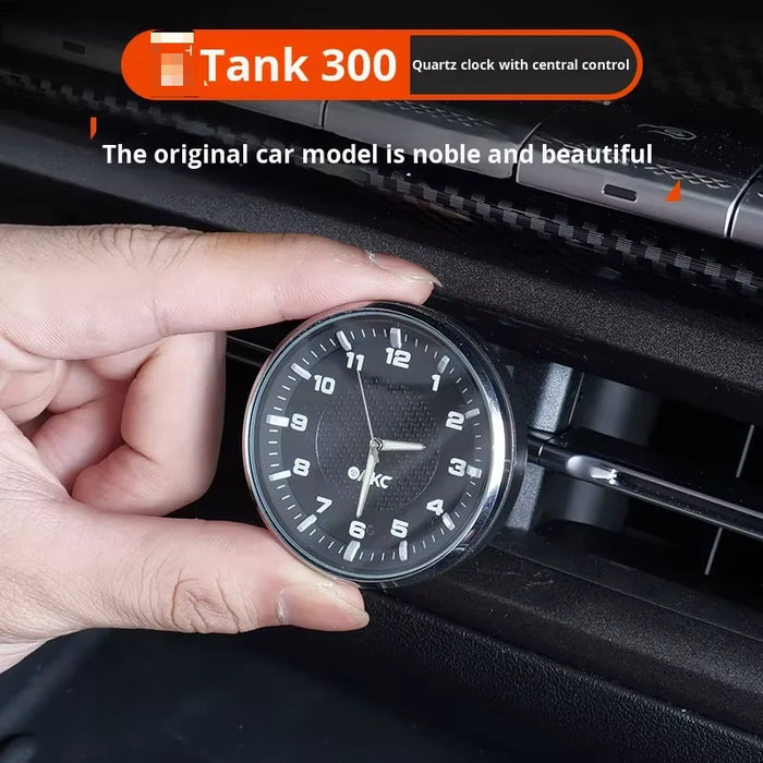 2025 Model Tank 300 In-Car Quartz Watch with Central Control Modified Illuminated Clock Accessory for Vehicle Interior