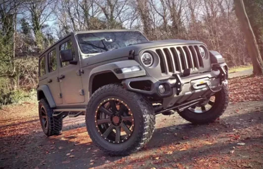 Vipera Wrangler JL Front Bumper RR Plus Edition 2018-2023 Black Carbon Steel