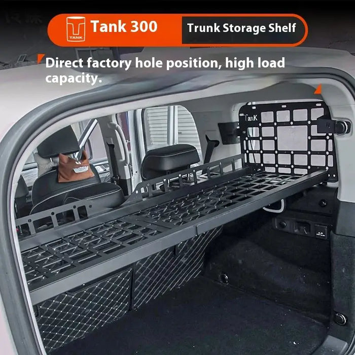 Tank 300 Aluminum Alloy Storage Rack Modified Luggage Compartment Expandable Net - Car-Specific Side Window, Trunk & Roof Rack