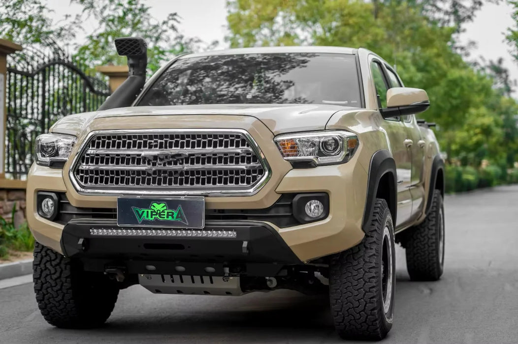 Toyota Tacoma Off-Road Front Bumper Options – Steel, Light Mount and Bull Bar