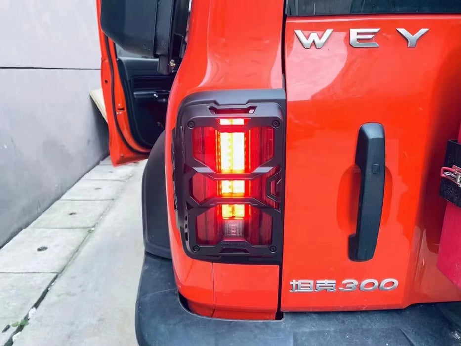 Tail Light Frame Tail Light Cover for Tank 300 with Performance Parts Tail Light Frame and Cover Accessories