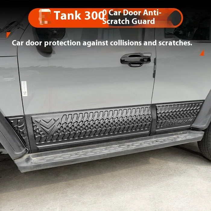 Tank 300 Exterior Body Guard Plate, Modified Door Scraper & Anti-Collision Strip - Off-Road External Accessories