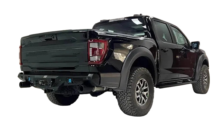High Quality New Vipera Steel Black Winch Tray Rear Bumper for F-150 Raptor