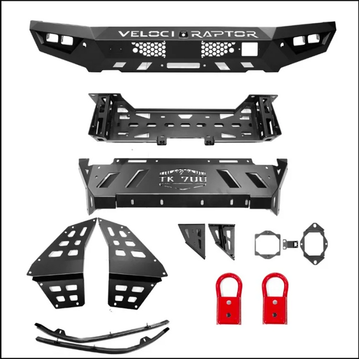 Tank 700 Hennessey Winch-Style Front Bumper, Metal Bumper, Hennessey Front Bumper with Winch Mount, Front Off-Road Bumper
