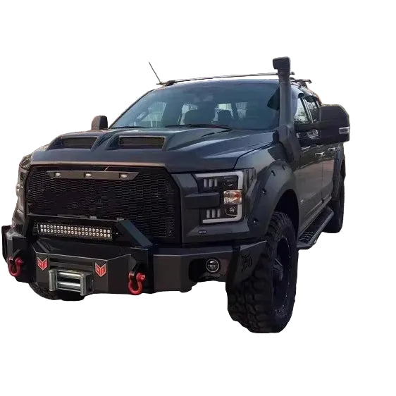 Vipera Heavy-Duty Steel Black Front Bumper For Ford F-150 Raptor | High Quality Off-Road Protection