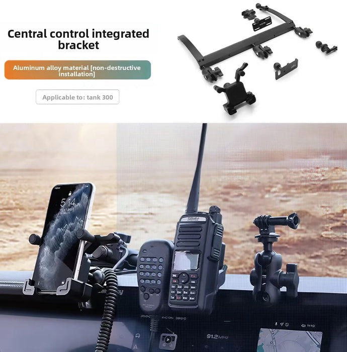 Tank 300 Performance Parts Integrated Multifunctional Vehicle Dashboard Center Console Phone Mount