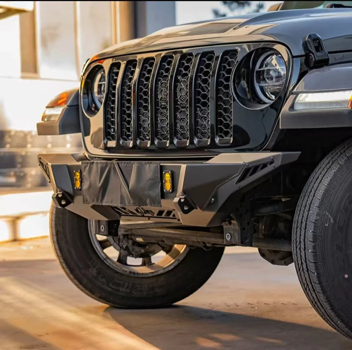 Vipera Wrangler JL Stealth Bomber Front Bumper Steel Off-Road Protection