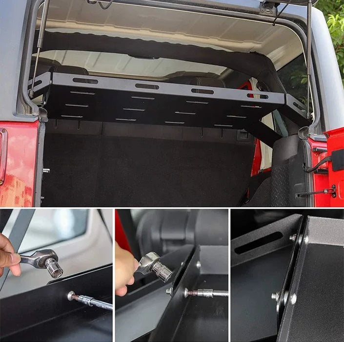 Suitable for Wrangler JK JL 2007-2024 Trunk Rack Luggage Rack Iron/aluminum Thickening Type